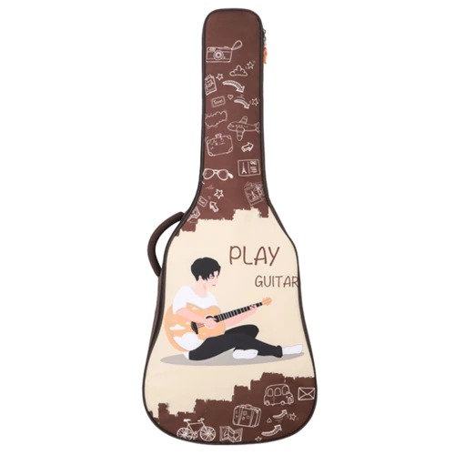 Pokrowiec na gitarę akustyczną Hard Bag B-1913-41" Coffe