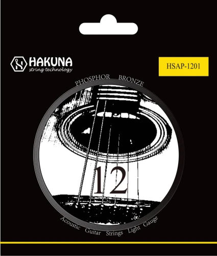 Struny do gitary akustycznej HAKUNA HSAP-1201
