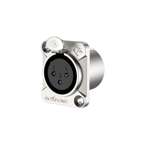 Gniazdo tablicowe panelowe Roxtone XLR RX3FD-NT