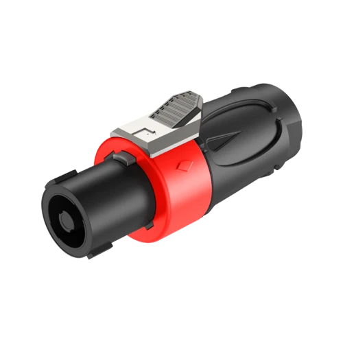 Wtyk głośnikowy czerwony 4-pin Roxtone RS4F-N-RD