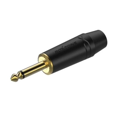 Wtyk typu Jack 6.3mm mono Roxtone RJ2PX-BG