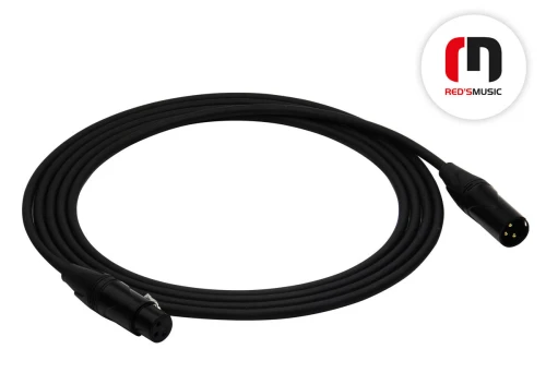 Kabel DMX REDS MUSIC XLR M - XLR F DX0105BX - 0,5m