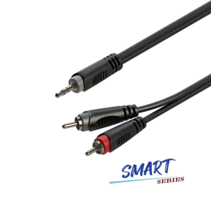 Kabel audio Jack 3.5mm stereo / 2 x RCA 6m Roxtone SAYC150L6