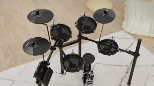 Perkusja elektroniczna NUX DM-110 – zestaw z naciągami Mesh, USB Audio/MIDI i aplikacją Drum Touch