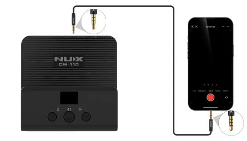 Perkusja elektroniczna NUX DM-110 – zestaw z naciągami Mesh, USB Audio/MIDI i aplikacją Drum Touch