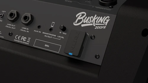 Aktywny głośnik FRFR NUX Busking 200FR – akumulator, 276 W, Bluetooth, USB