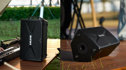 Aktywny głośnik FRFR NUX Busking 200FR – akumulator, 276 W, Bluetooth, USB
