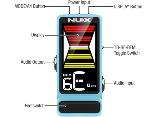 NUX NTU-3 Flow Tune BL tuner gitarowy