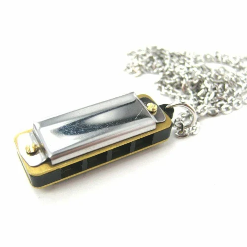 Mini Harp Silver MINIHARPSILVER – harmonijka ustna na łańcuszku