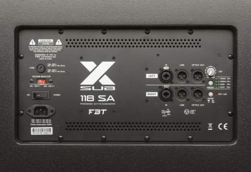 FBT X-Sub 118SA – aktywna kolumna niskotonowa 1200 W