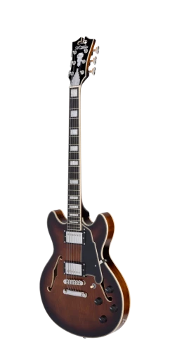 D'Angelico Premier Mini DC Brown Burst gitara elektryczna