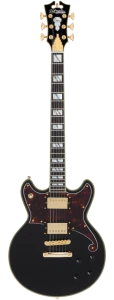 D’Angelico Deluxe Brighton Solid Black - gitara elektryczna