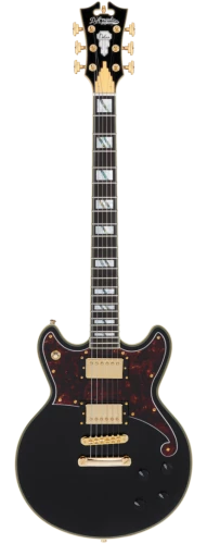 D’Angelico Deluxe Brighton Solid Black - gitara elektryczna