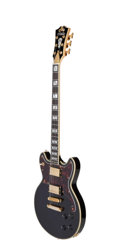 D’Angelico Deluxe Brighton Solid Black - gitara elektryczna