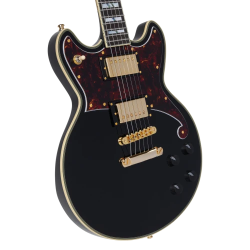 D’Angelico Deluxe Brighton Solid Black - gitara elektryczna