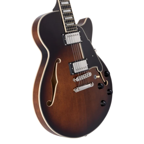 D'Angelico Premier SS Brown Burst - gitara elektryczna