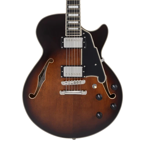 D'Angelico Premier SS Brown Burst - gitara elektryczna