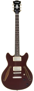 D'Angelico Excel Mini DC Tour Wine gitara elektryczna
