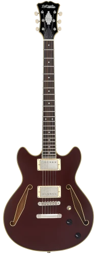 D'Angelico Excel Mini DC Tour Wine gitara elektryczna