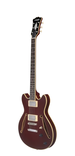 D'Angelico Excel Mini DC Tour Wine gitara elektryczna
