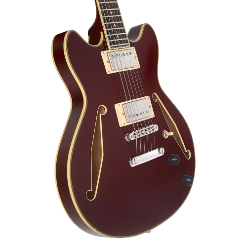 D'Angelico Excel Mini DC Tour Wine gitara elektryczna