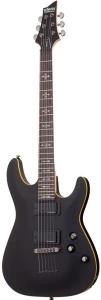Schecter Demon-6 Aged Black Satin – potężne brzmienie i agresywny charakter