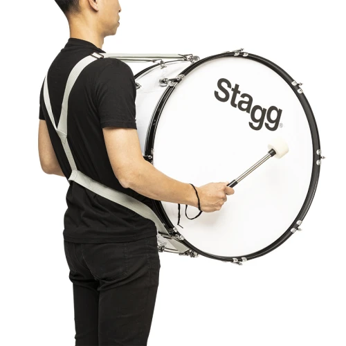 Stagg MABD-2412 - bęben marszowy 24" z nosidłem i bijakiem