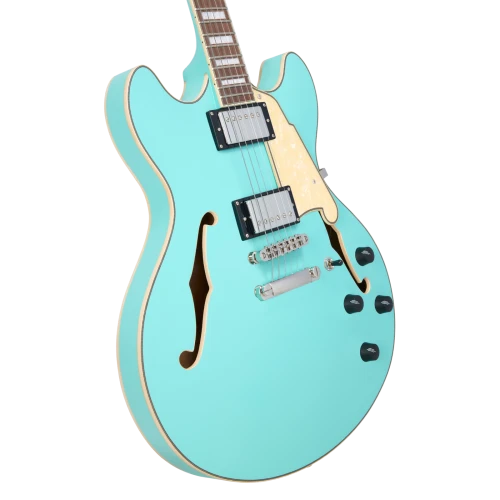 D'Angelico Premier DC Surf Green - gitara elektryczna