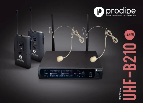 Prodipe HEADSET B210DUO DSP UHF F5 - zestaw bezprzewodowy