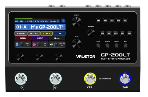 Valeton GP-200LT - multiefekt gitarowy