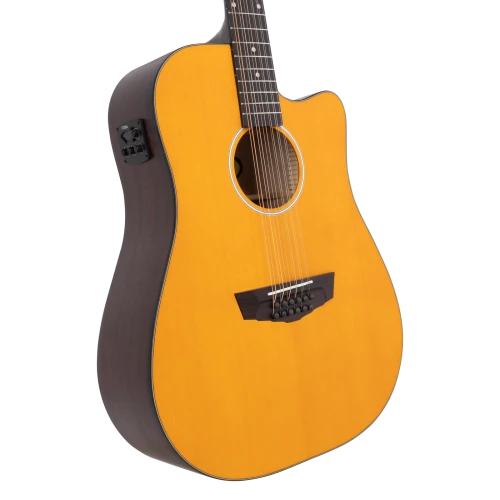 D'angelico Premier Bowery 12 LS Vintage Natural - gitara elektroakustyczna 12-strunowa