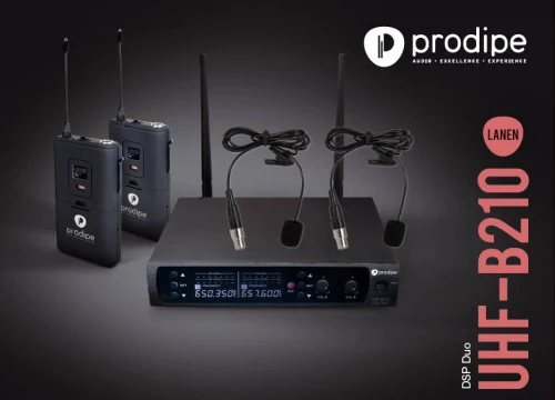 Prodipe UHF B210 DSP Lavalier Duo - system bezprzewodowy