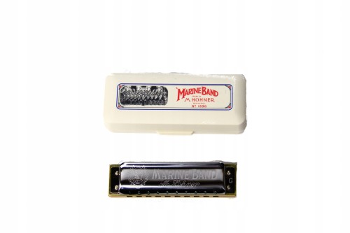 Harmonijka ustna Hohner Marine Band G drewno korpus