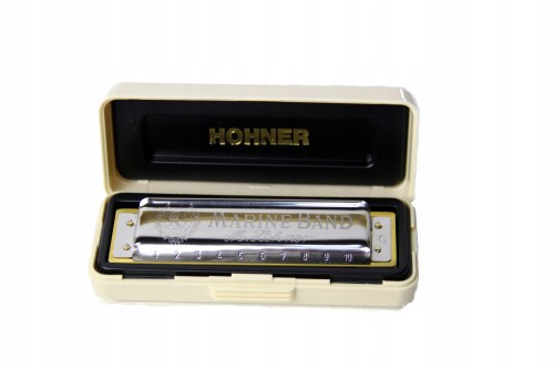 Harmonijka ustna Hohner Marine Band G drewno korpus