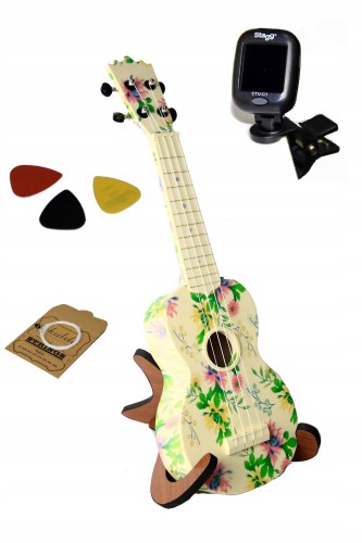 Ukulele sopranowe Ever Play WU-21 F3 SUPER ZESTAW