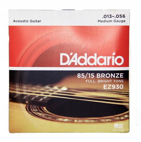 D'Addario EZ930 struny do gitary akustycznej 13-56