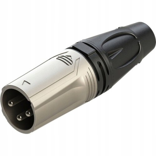 Wtyk XLR męski - Roxtone RX3M-NS - Metalowy Korpus