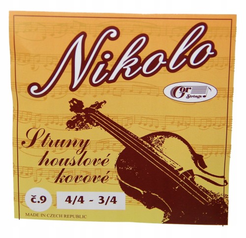 Struny do Skrzypiec 3/4 - 4/4 GorStrings C.9 Nikolo 
