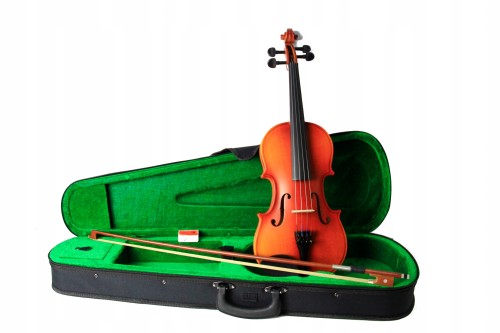 Skrzypce 4/4 Ever Play EV-01 mega zestaw świerk