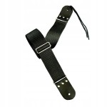 Pas Gitarowy CZARNY Regulowany - Nylonowy Jeremi PAE426