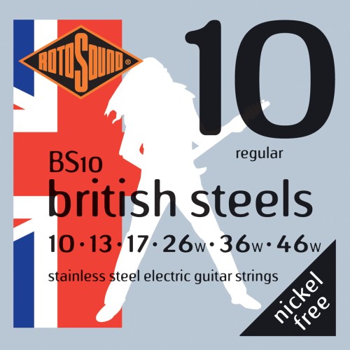 Struny do git elektrycznej Rotosound 10-46 British Steel
