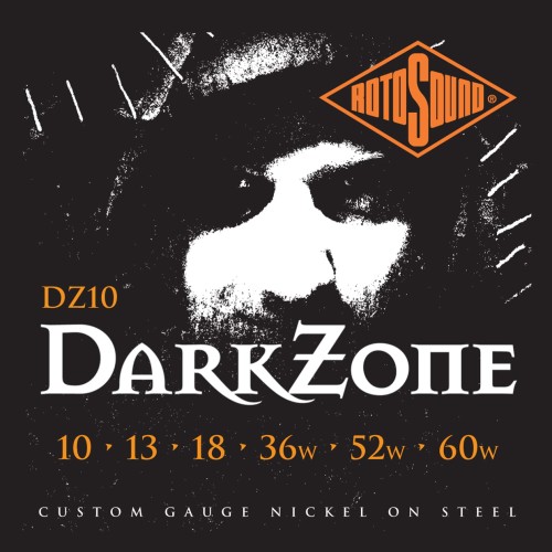 Struny do git elektrycznej Rotosound 10-60 Dark Zone