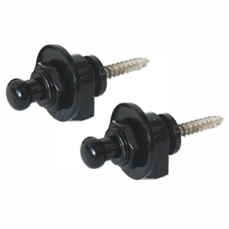 STRAPLOCK - Blokowany Zaczep Paska Gitarowego CZARNY