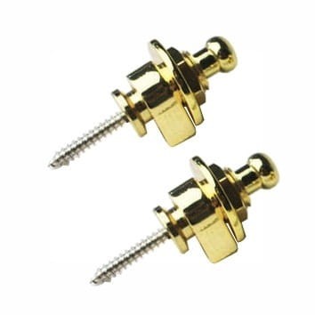 STRAPLOCK - Blokowany Zaczep Paska Gitarowego ZŁOTY