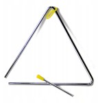 Trójkąt Muzyczny 15cm TRIANGOLO - T6 Stalowy Głośny