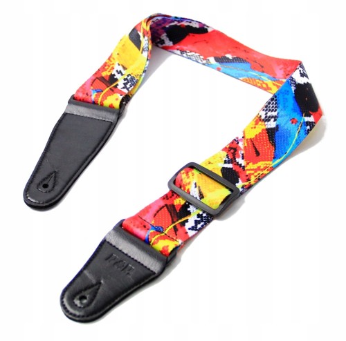 Pasek Gitarowy NYLONOWY Regulowany PP IV Wzorek