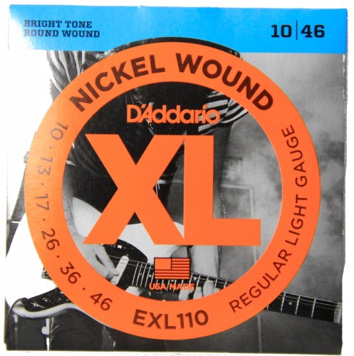 Struny do gitary elektrycznej D'Addario EXL 10-46