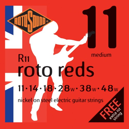 Struny do gitary elektrycznej Rotosound Reds R11 11-48