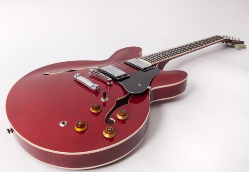 Vintage VSA500CR gitara elektryczna Semi Hollow