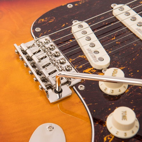 Vintage V6MSSB gitara elektryczna Stratocaster